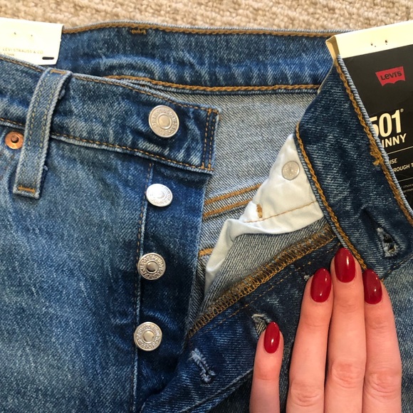 LEVI’S 501 Skinny Jeans NWT - Picture 5 of 7